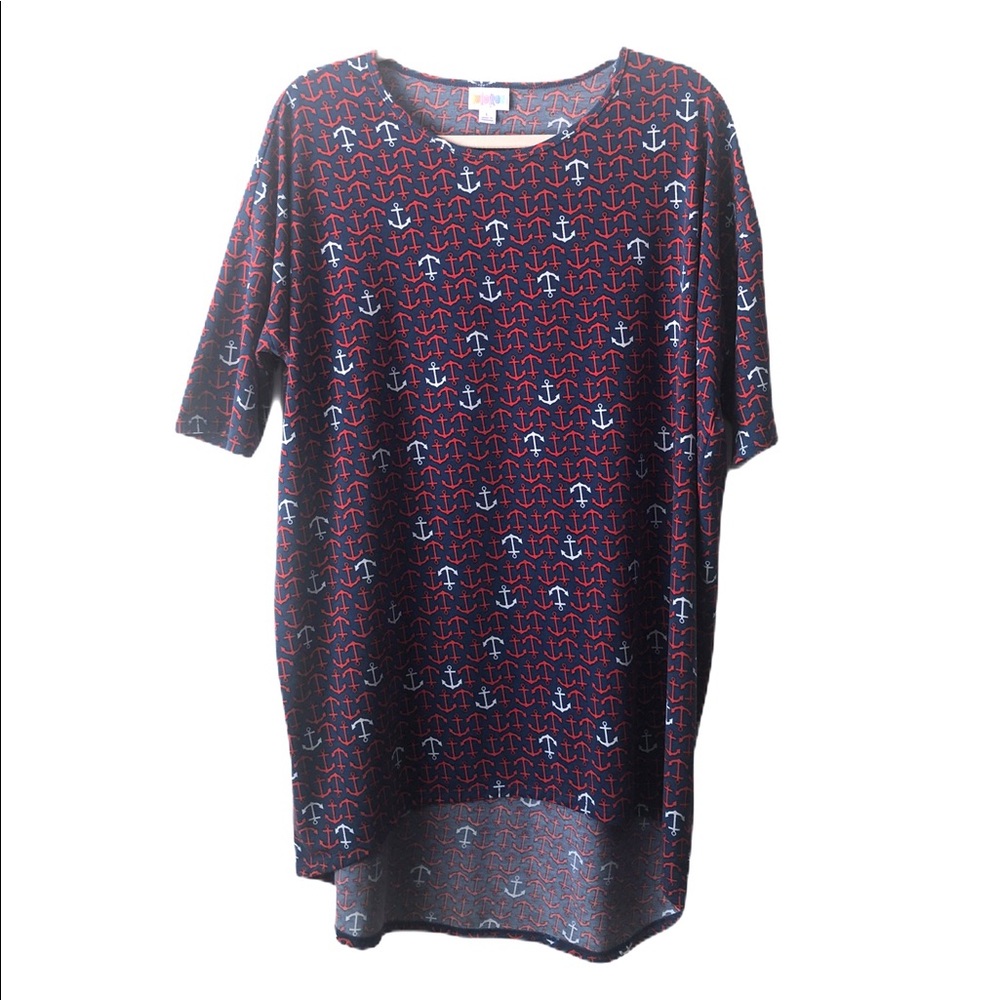 ⬇️ NWOT LuLaRoe Irma tunic anchors